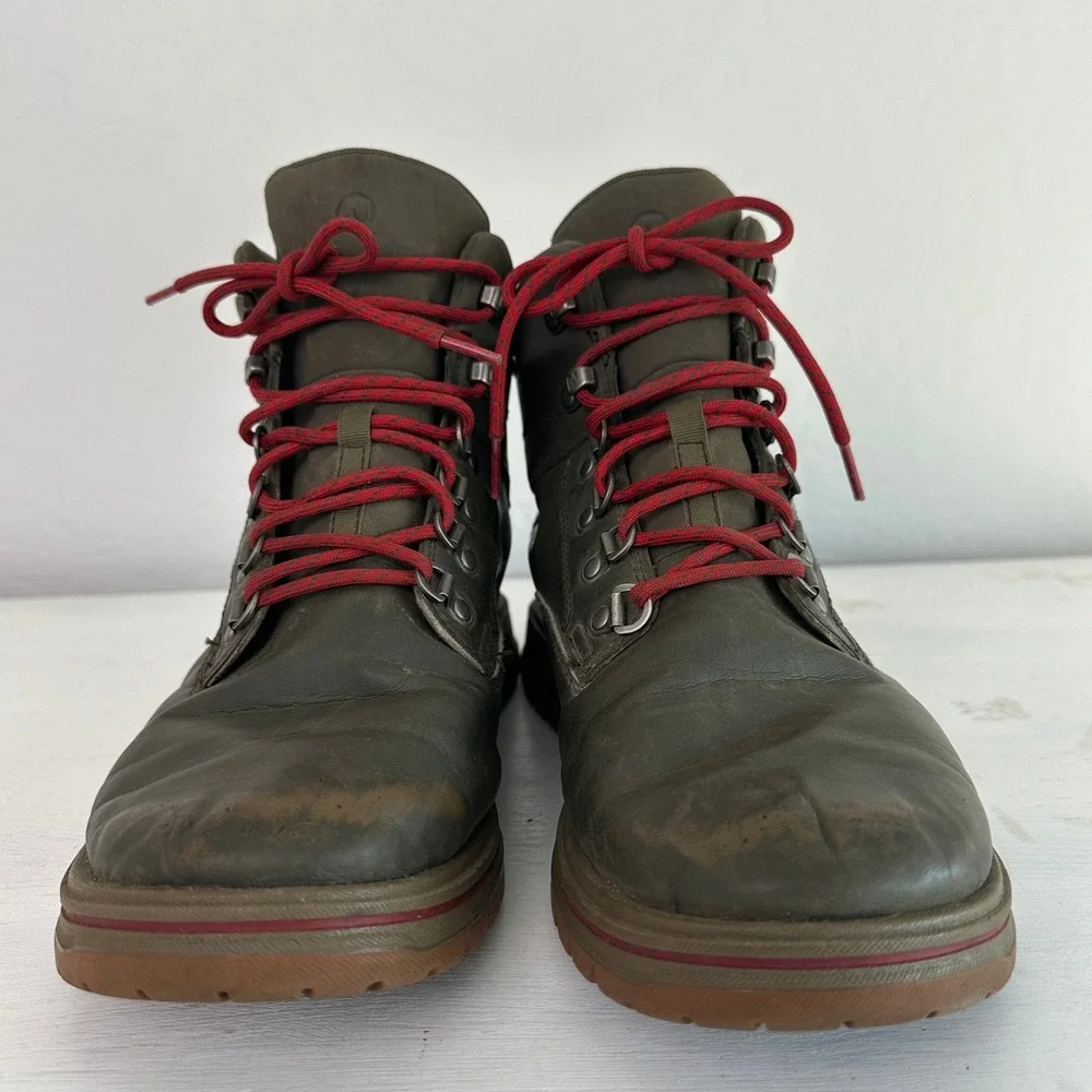 Merrell Hiking Boots Mens 9 J310953C Dusty Olive Leather Lace Up Performance